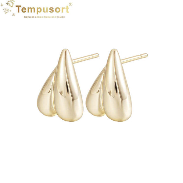 925 Sterling Silver Heart Shaped Stud Earrings